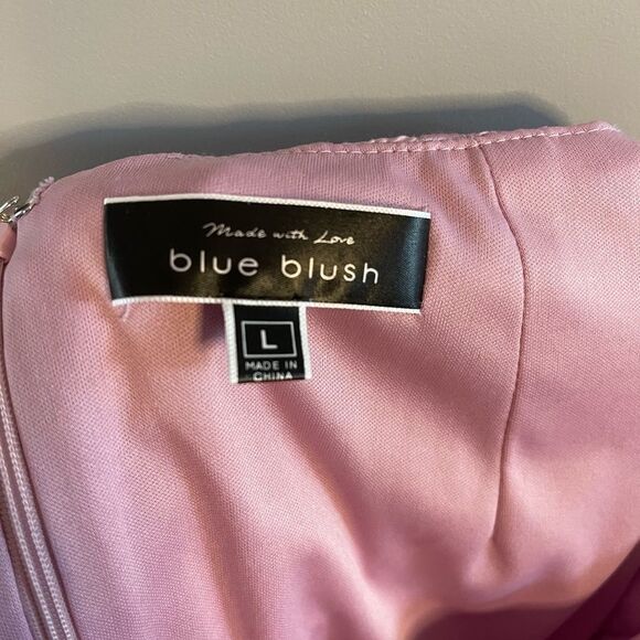 Blue Blush Purple Leopard Satin Mini Skirt || SZ L - Picture 5 of 13